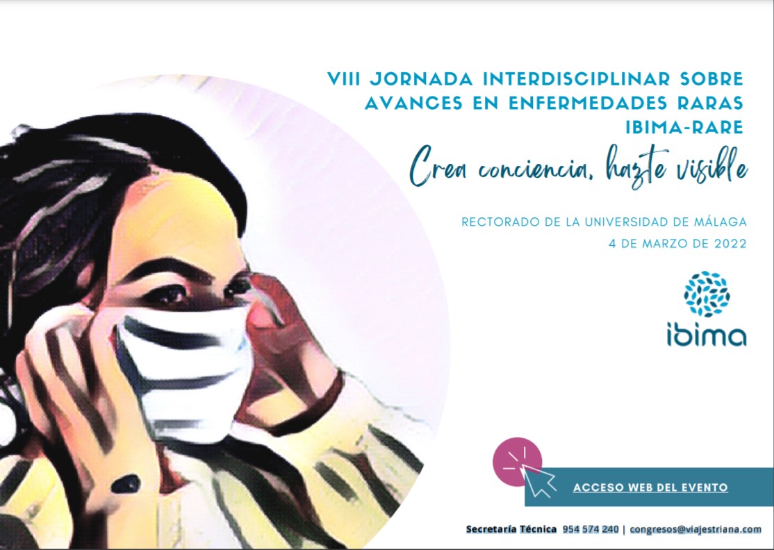 VIII JORNADA INTERDISCIPLINAR SOBRE AVANCES EN ENFERMEDADES RARAS IBIMA-RARE @ Mixto - Presencial y Webinar